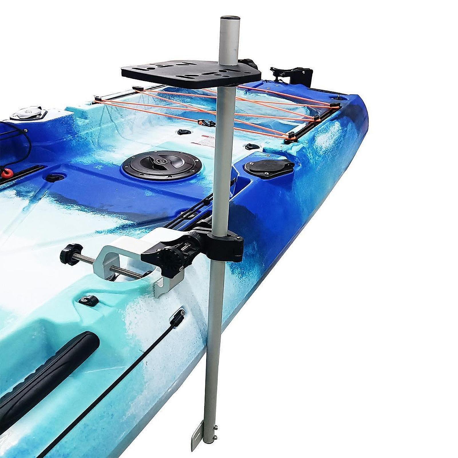 Fish Finder Mount - ขาจับเครื่องหาปลาที่ทนทาน ทำจากอะลูมิเนียมอัลลอยน้ำหนักเบา ติดตั้งง่ายด้วยตัวหนีบ สำหรับเรือ คายัค และเซ็นเซอร์ทางทะเล