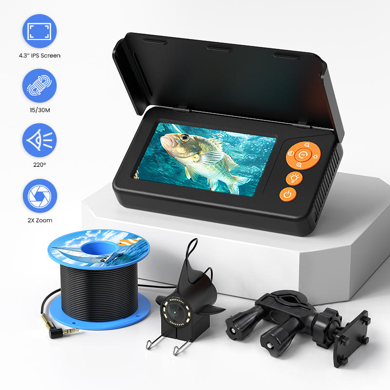 กล้องตกปลาใต้น้ำ หน้าจอ 4.3 นิ - Fish Finder Cable บทวิจารณ์และราคา