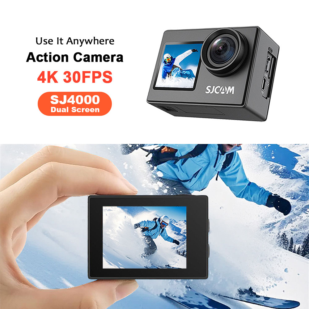 กล้องแอคชั่น SJCAM SJ4000 4K/3 - Fishing Camera บทวิจารณ์และราคา